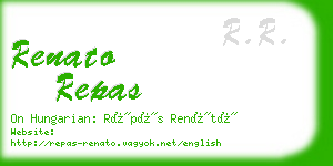 renato repas business card